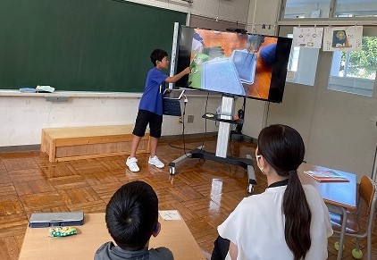 小学部教室夏休みの体験